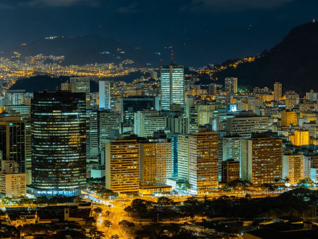 圣保罗城市夜景